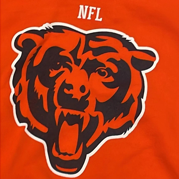 Youth NFL Orange Chicago Bears Sweatshirt Hoodie - Picture 2 of 6